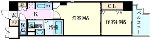 中電前駅 徒歩3分 7階の物件間取画像